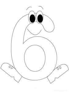 123 number coloring page 10 - Free printable