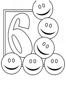 123 number coloring page 17 - Free printable