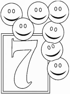 123 number coloring page 22 - Free printable