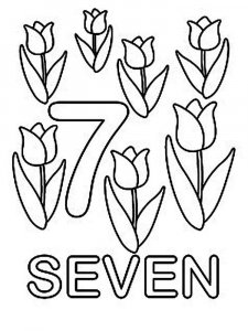 123 number coloring page 59 - Free printable