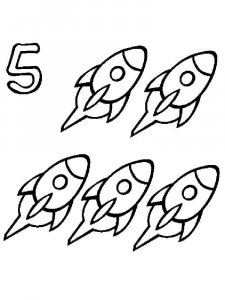 123 number coloring page 62 - Free printable