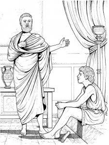Ancient Greece coloring page 12 - Free printable