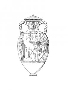 Ancient Greece coloring page 6 - Free printable
