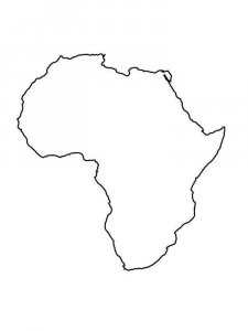 Africa coloring page 9 - Free printable