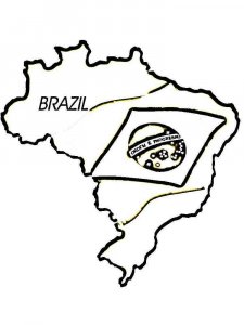 Brazil coloring page 6 - Free printable