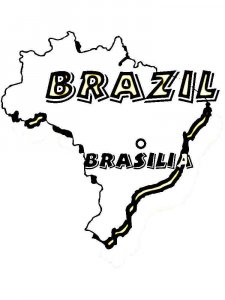 Brazil coloring page 8 - Free printable