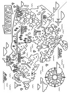 Canada Coloring Pages 1