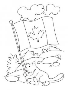 Canada coloring page 5 - Free printable