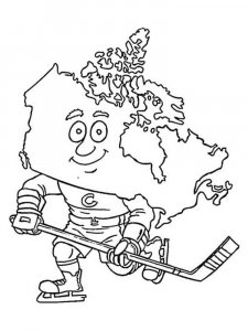 Canada coloring page 7 - Free printable