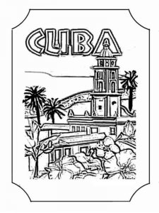 Cuba coloring page 2 - Free printable