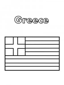 Greece coloring page 1 - Free printable