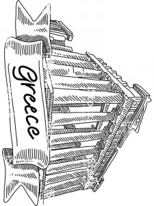 Greece Coloring Pages 10