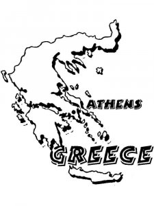 Greece coloring page 8 - Free printable