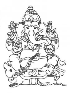India coloring page 5