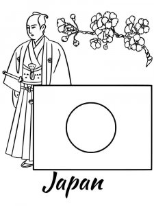 Japan coloring page 1 - Free printable
