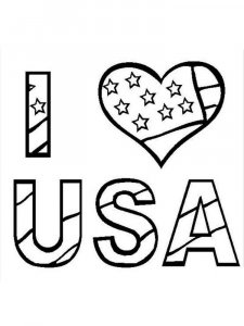 Usa Coloring Pages 1