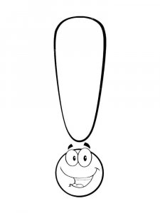 Exclamation Point coloring page 3 - Free printable