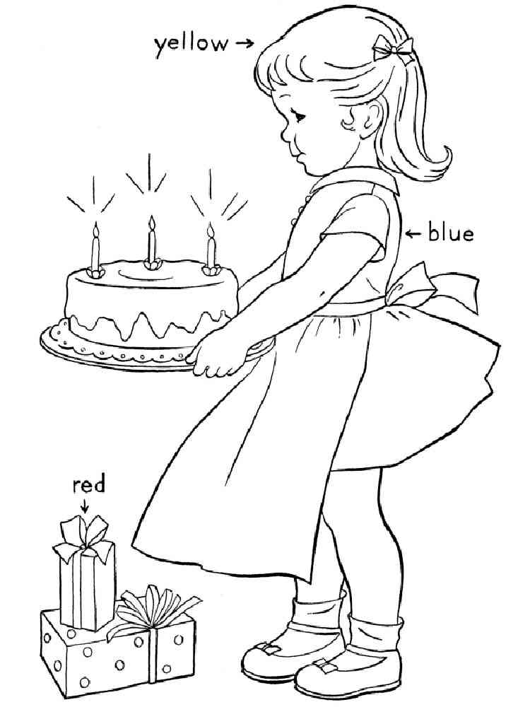 Learning Colors coloring pages. Download and print Learning Colors