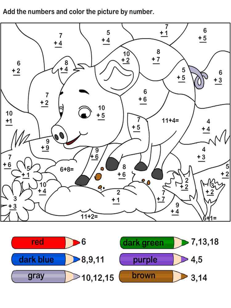 Math Printable Coloring Pages