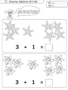 Math coloring page 6 - Free printable