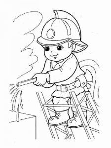 Professions coloring page 1 - Free printable