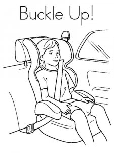Safety coloring page 8 - Free printable