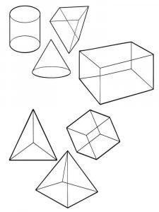 Shapes coloring page 15 - Free printable