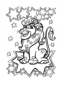 Zodiac coloring page 2 - Free printable