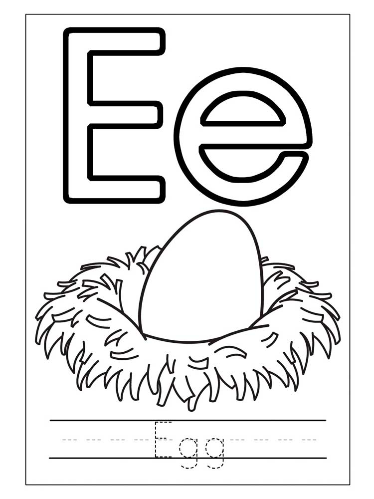 Letter E Coloring Pages Download And Print Letter E Coloring Pages 