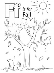 Letter F Coloring Pages Of Alphabet 15