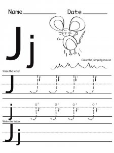 Letter J Coloring Pages Of Alphabet 11