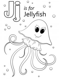 Letter J Coloring Pages Of Alphabet 7