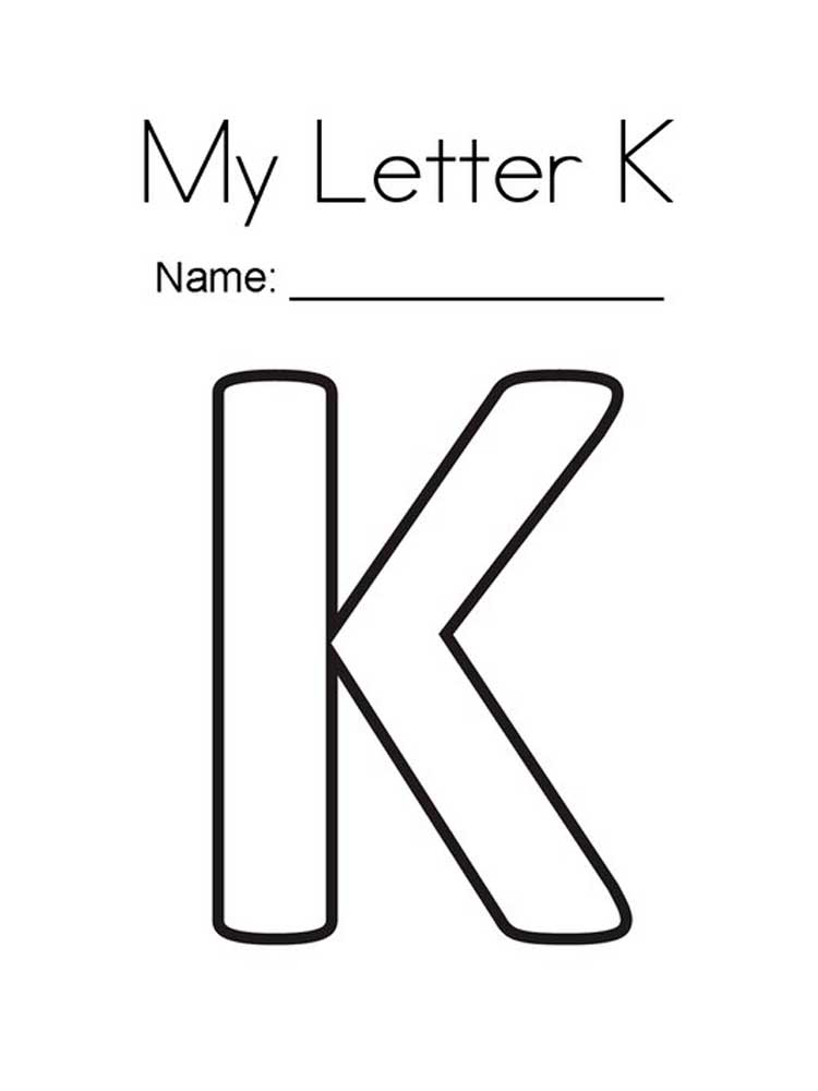 20+ Printable Letter K Coloring Pages For Adults