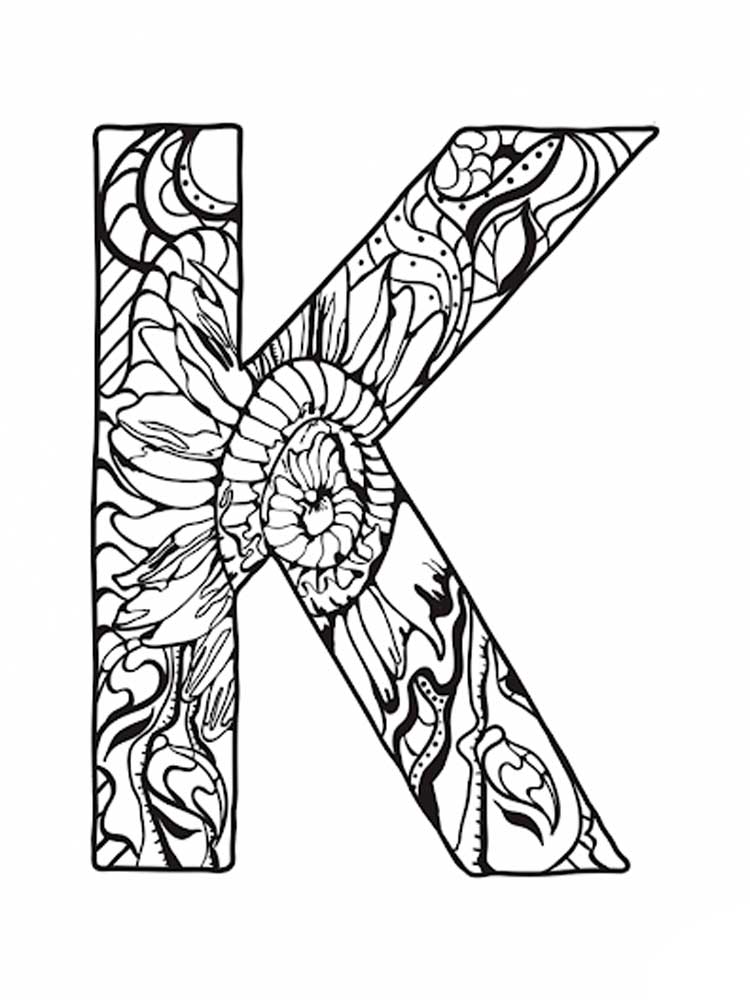 Free Printable Letter K Coloring Pages