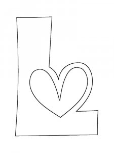 Letter L Coloring Pages Of Alphabet 12