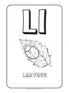 Letter L Coloring Pages Of Alphabet 5
