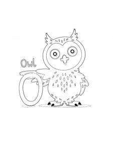 Letter O Coloring Pages Of Alphabet 11