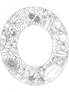 Letter O Coloring Pages Of Alphabet 3