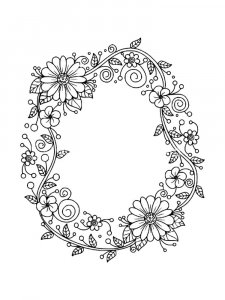 Letter O Coloring Pages Of Alphabet 4