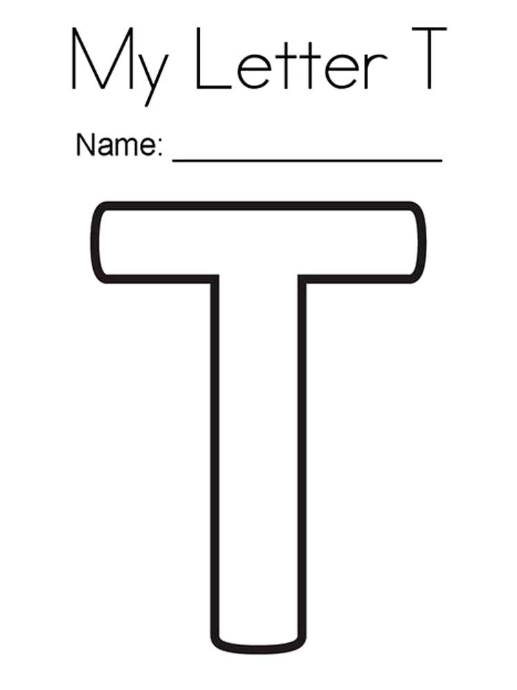 Letter T coloring pages. Download and print Letter T coloring pages.