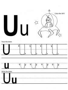 Letter U Coloring Pages Of Alphabet 8