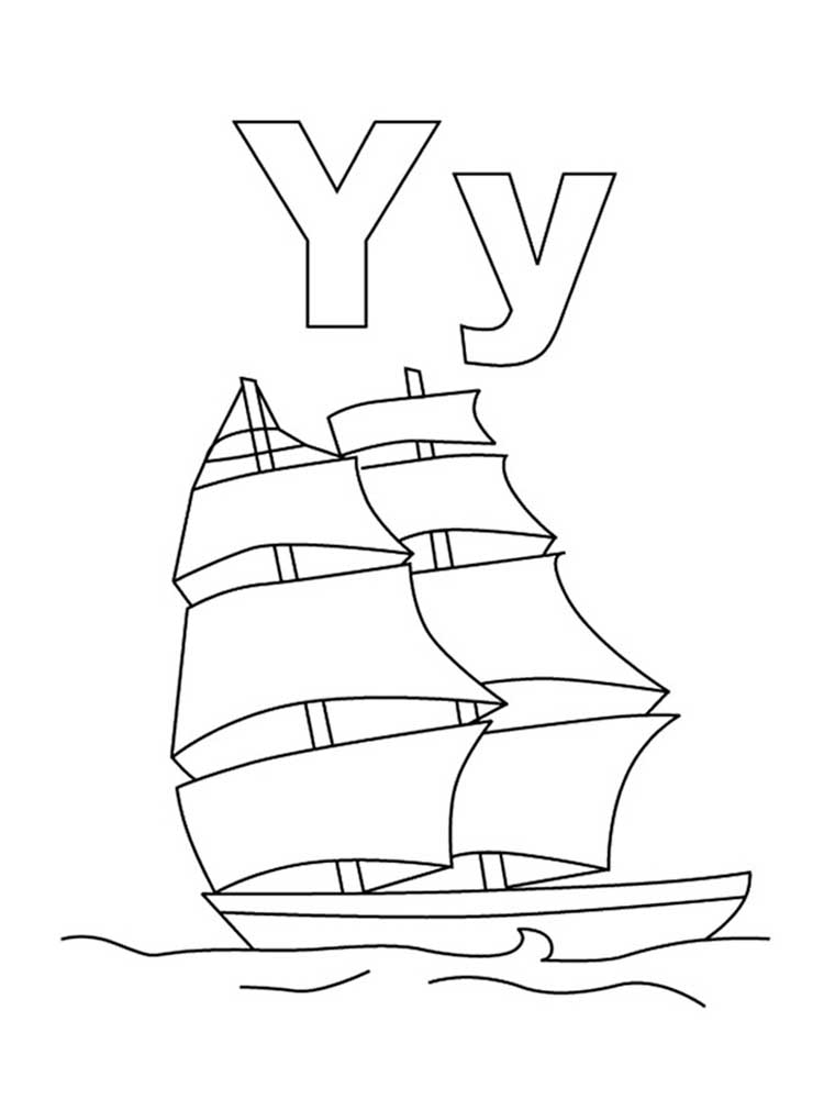 Download Letter Y coloring pages. Download and print Letter Y ...