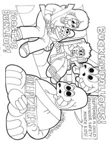 Car Safety coloring page 3 - Free printable