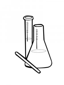 Chemistry coloring page 10 - Free printable