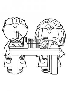 Chemistry coloring page 3 - Free printable
