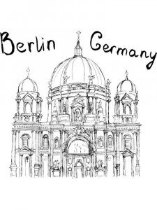 Berlin coloring page 2 - Free printable