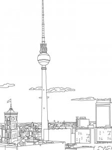 Berlin coloring page 3 - Free printable