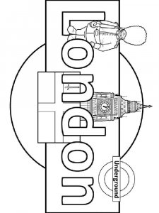 London Coloring Pages 10