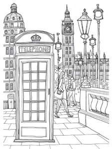 London Coloring Pages 2