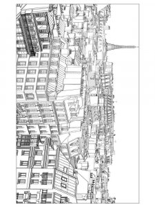 Paris coloring page 8 - Free printable